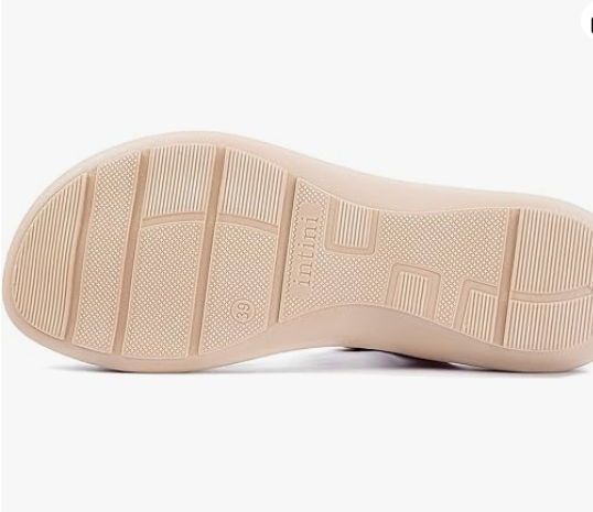 Women's Braided Strappy Flat Sandals with Memory Foam - Image 3