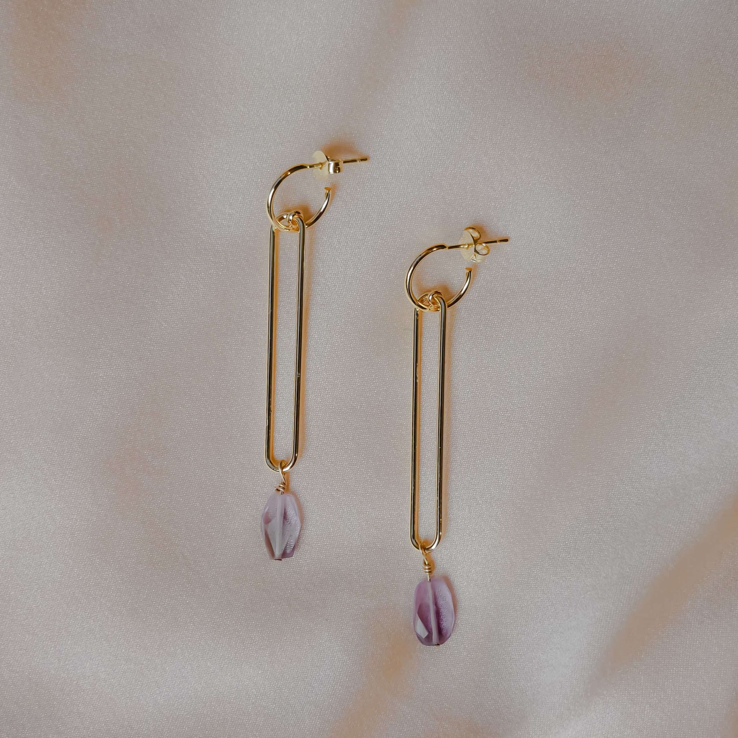 Water Drop Earrings 18k Gold Plated Earrings for Women